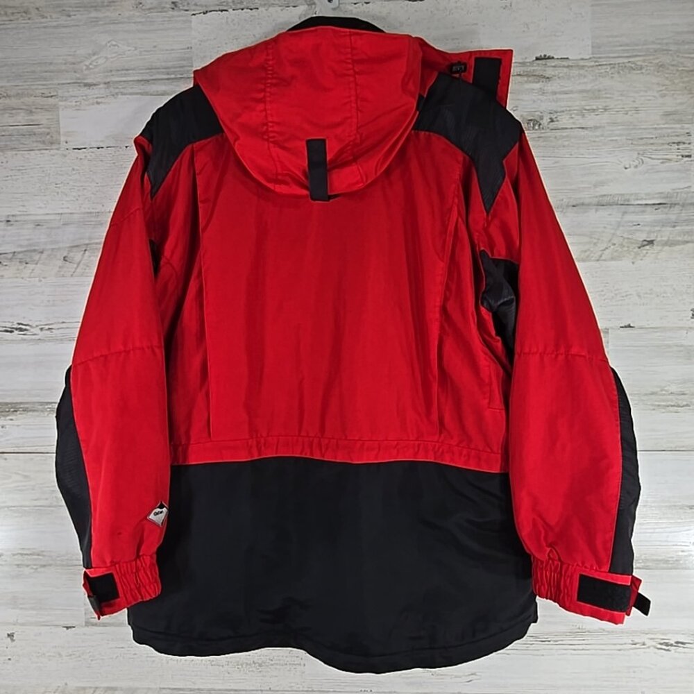 VINTAGE 90'S SERAC RED JACKET MEN'S SZ XL NAGANO OLIMPYC WINTER GAMES 1998 FLAWS - Picture 6 of 16
